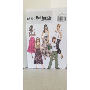 Butterick Skirt Pants Sewing Pattern B5330 UNCUT Size 8-14